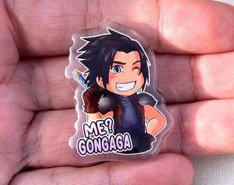 FFVII Zack Fair Gongaga! ~ 1.5 inch Acrylic Pin