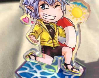 Summer Haurchefant - FFXIV rainbow acrylic standee
