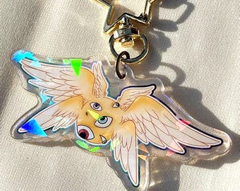 Biblically Accurate Angel - Holographic Acrylic Charm