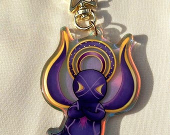 FFXIV Zodiark/Hydaelyn - Double sided Rainbow Acrylic Charm