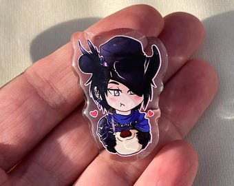 Zero’s Buuz Bun ~ 1.5 inch Acrylic Pin