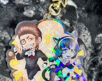 FFXIV - Hildibrand & Nashu - Acrylic holographic charm