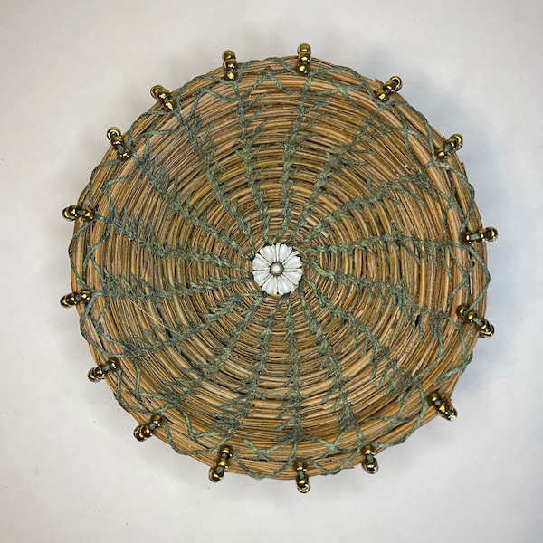 Pine Needle Basket Etsy