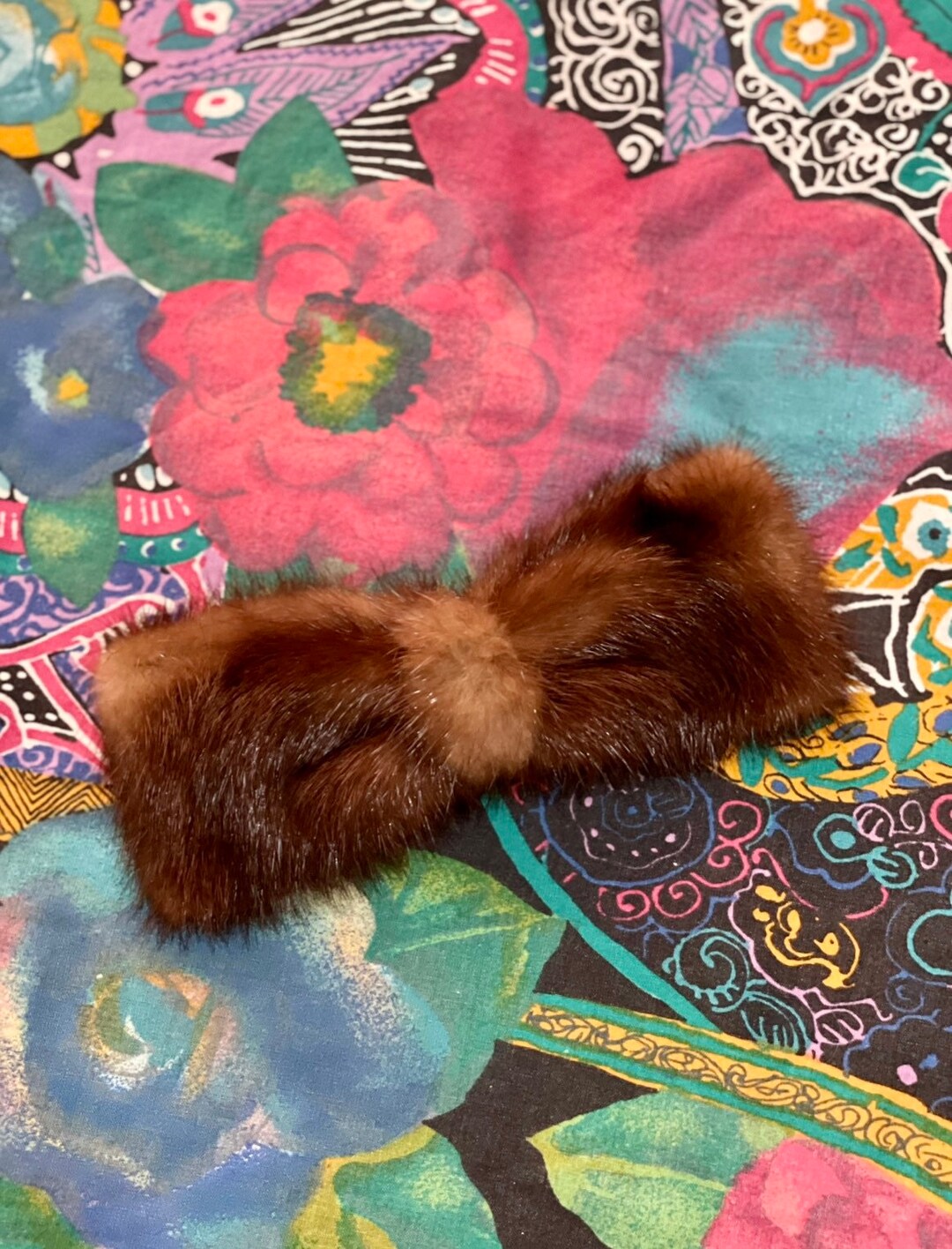 B. Altmann & Co Fifth Avenue New York Mink Hair Bow clip MME.MINK BOW HAIR BARRETTE main image 3