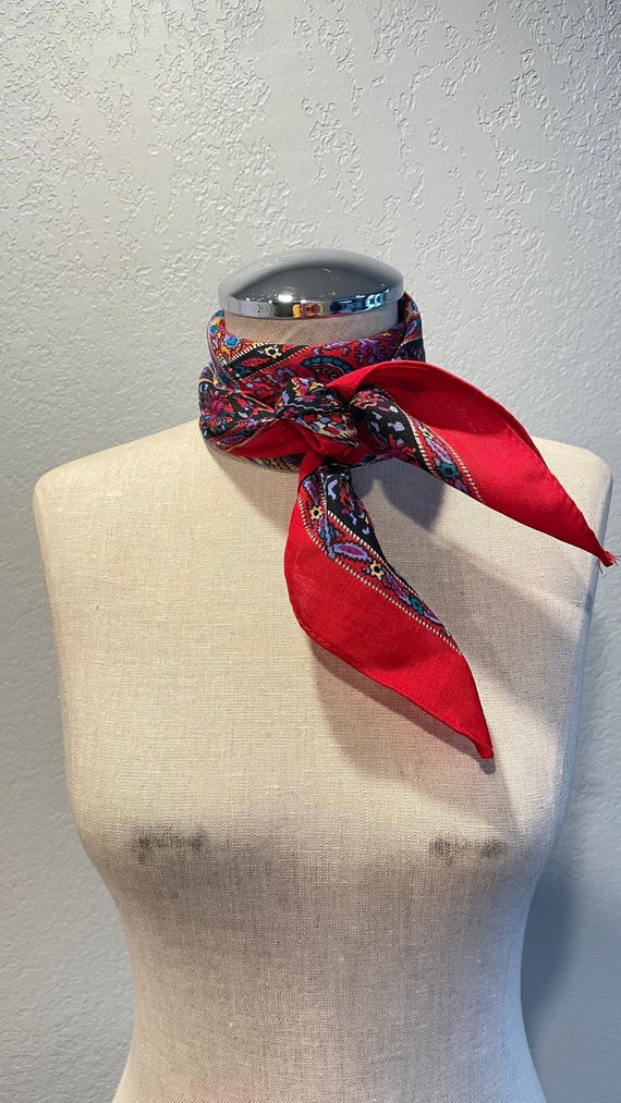 bold colors print scarf   Gem