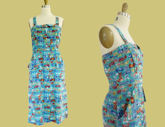 Vintage • 1940's Handmade Sundress / Day Dress