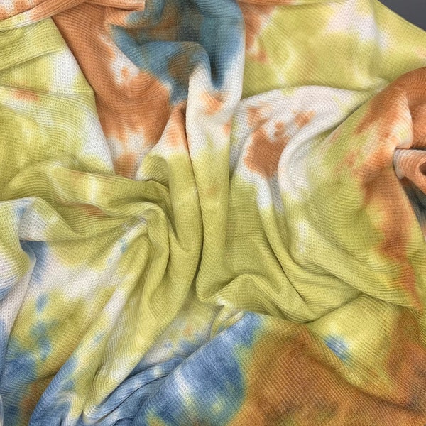 Tie Dye Knit Fabric Etsy