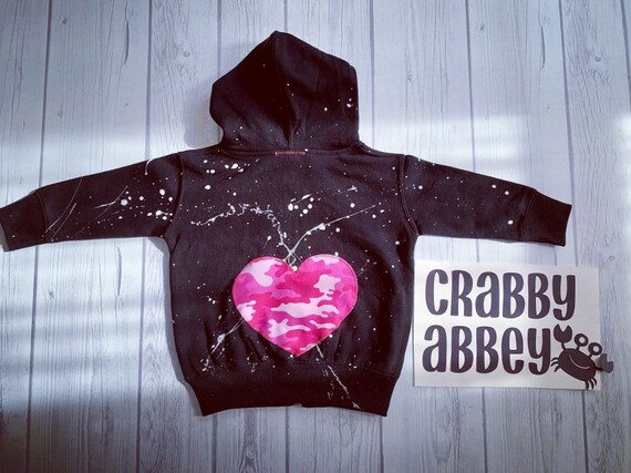 Pink blue camo hoodie hot sale