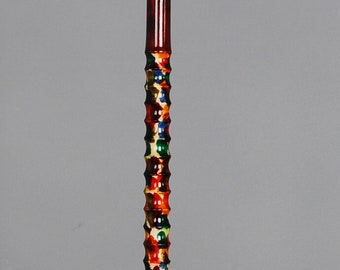 Handmade Wooden Walking Stick with Unique Spiral Design - Artisanal Craftsmanship and Elegant Carving for Stylish Support