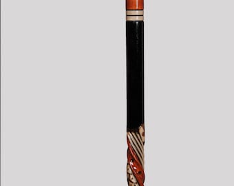 Handgefertigte Gehstock aus Holz | Gestickte und gemusterte Gehstock-Kunst | Premium handgefertigte Cane für Männer | Personalisierbare Holzstock
