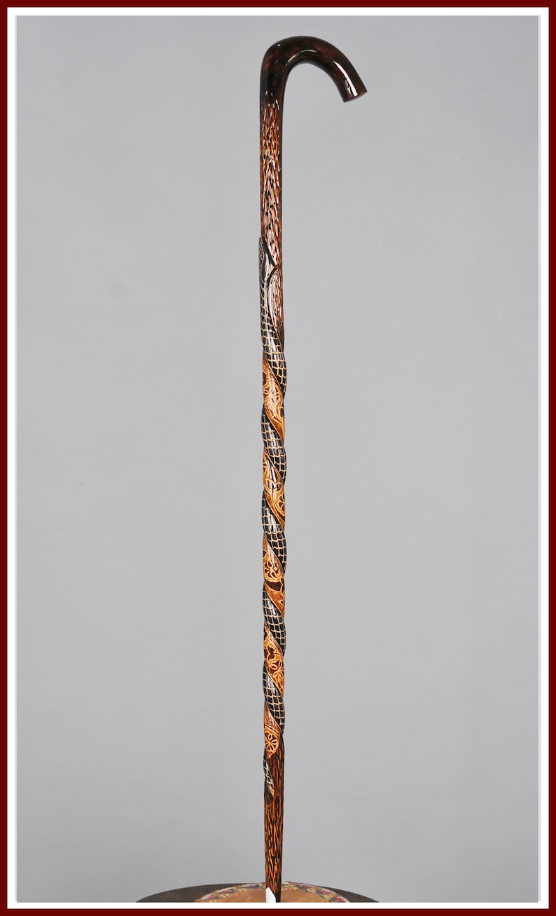 Fancy Wooden Walking Cane Stick Fashionable Wood Walking Canes Etsy Fancy Wooden Walking Cane Stick Fashionable Wood Walking Canes Etsy