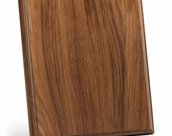 Solid Walnut Plaque, Wood Award Plaque, Trophy Display Base, Personalized Engraved Plaque, Wooden Award Display | Made in the USA
