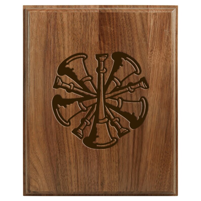 Fire Department Bugles Graphic: Vector Files for Laser Engraving ...