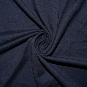 Ciment #58 Polyester Spandex doublement brossé Tissu extensible pour vêtements 190 g/m² 58 à 60 po. de large par mètre