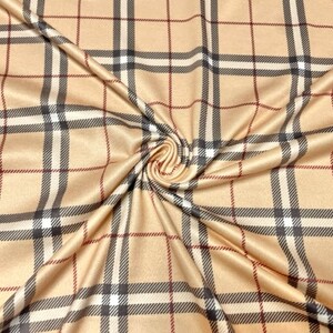 Stretch Burberry Fabric Etsy Ireland