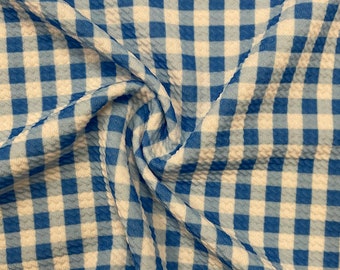 gingham jersey fabric