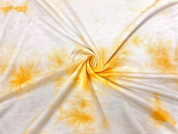 Tie-Dyed French Terry #93 Cotton Polyester Spandex Stretch Apparel Fabric Medium Weight Soft 58"-60" Wide By The Yard