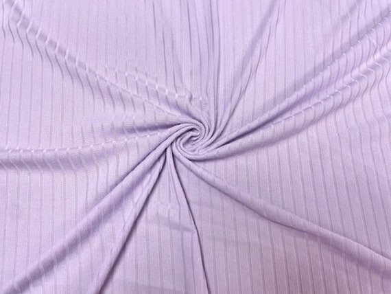 Lavender Double Brushed Poly Spandex Knit