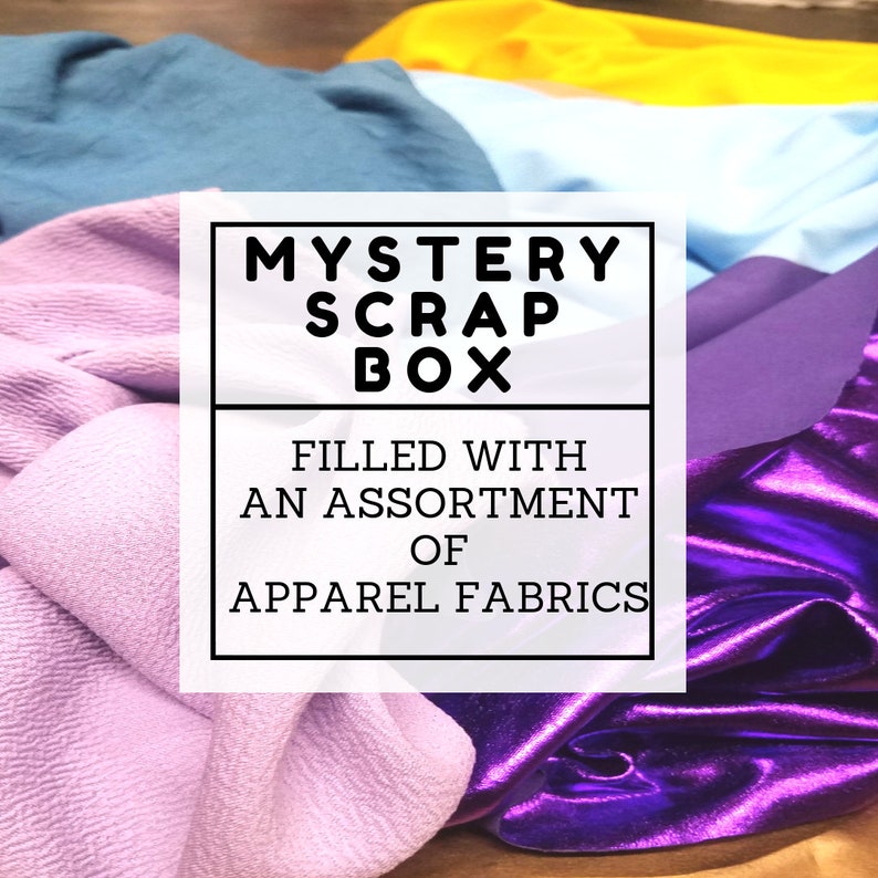 Mystery Scrap Fabric Boxes Etsy