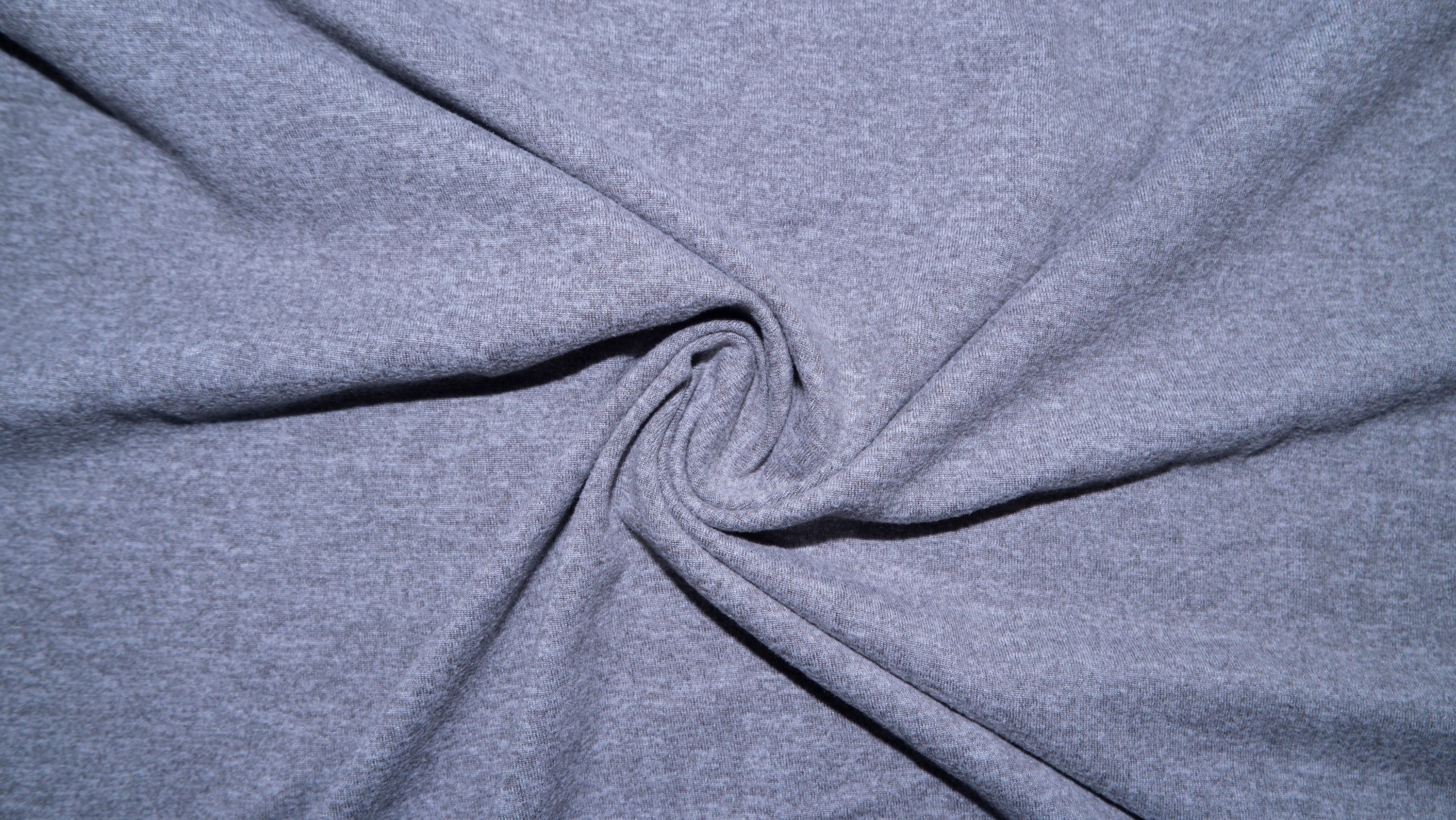 2 Tone Heather Gray #54 Double Brushed Polyester Spandex Apparel Stretch Fabric 190 GSM 58"-60" Wide By The Yard