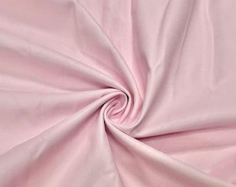 Piel sintética rosa mate n.° 19, vinilo elástico de piel sintética, poliéster PU, elastano, 240 g/m², tela para confección de prendas de vestir, 58"-60" de ancho, cortada a medida.