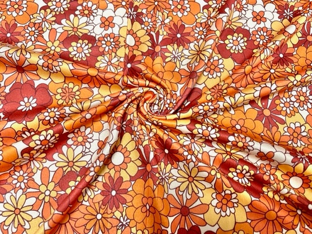 Polyester Fabric Floral 