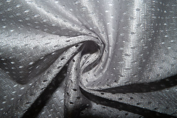 Dark Grey Sport Mesh Fabric