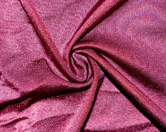 Shiny Maroon #14 Swimwear Activewear 4 Way Stretch Nylon Spandex Solid Apparel Cosplay Craft Fabric 56"-58" Wide By The Yard