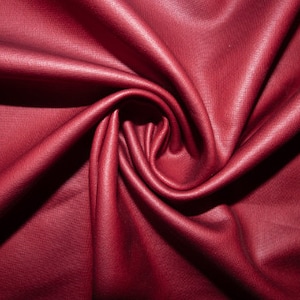 Wein Matt Pleather Kunstleder Stretch Vinyl Polyester Spandex 190 G/M Bekleidung Handwerk Stoff 58 &quot;-60&quot; breit Schüttgut