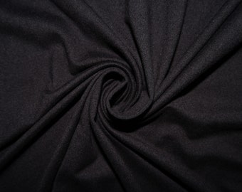 Black fabric by the yard from Stella Fabrics, black cotton, black fabric  basics, black blender fabric, #23232