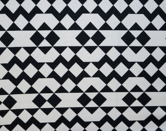 Geometric Ponte Di Roma Print #11 Double Knit Polyester Spandex Stretch Medium Weight Apparel Craft Fabric 58"-60" Wide By The Yard