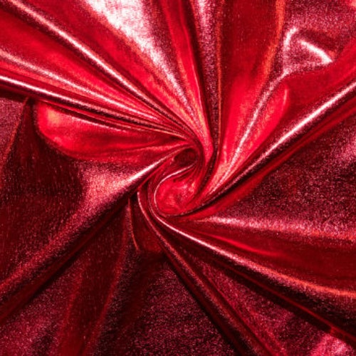 Shiny Red Pleather Faux Leather Stretch Vinyl Polyester - Etsy