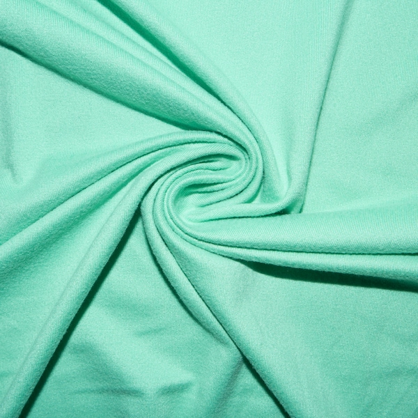 Mint #51 Double Brushed Polyester Spandex Apparel Stretch Fabric 190 GSM 58"-60" Wide By The Yar