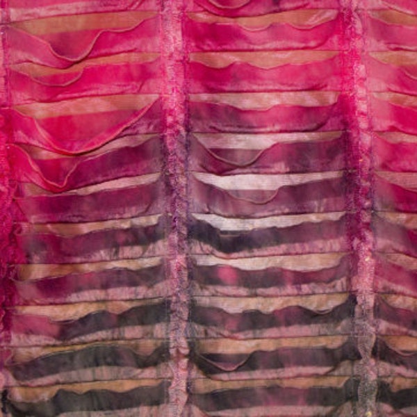Pink Ruffle Fabric - Etsy