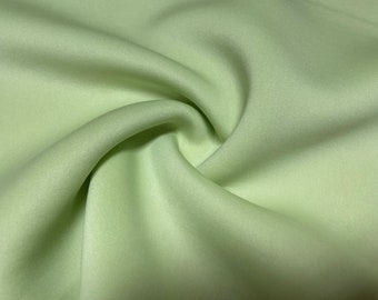 Honeydew Green #129 Super Techno Neoprene Double Knit  2-Way Stretch Fabric Poly Spandex Apparel Craft Fabric 58&quot;-60&quot; Wide By The Yard