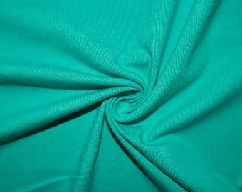 Mint #12 200GSM Cotton Spandex Jersey Knit Stretch Exercise Fitness Apparel Fabric Photography 58"-60" Wide By The Yard