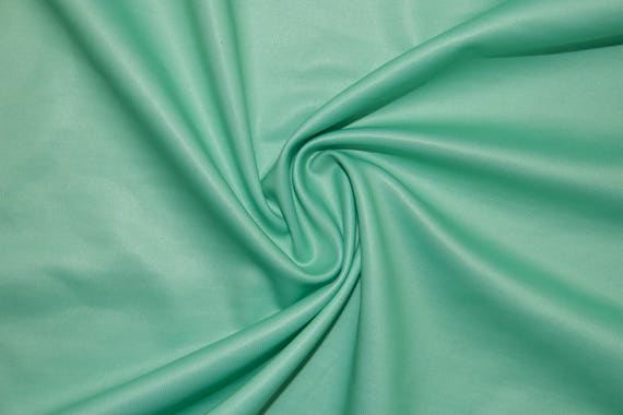 Shiny Turquoise Pleather Faux Leather Stretch Polyester Lycra Spandex Fabric BTY