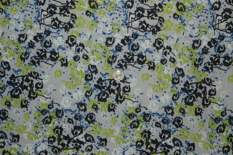 Floral Print #774 Nylon Lycra Spandex 4 Way Stretch Swimwear Fabric BTY