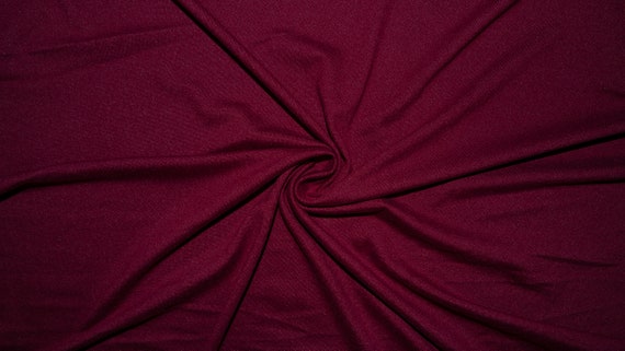 Fiery Red Stretch Satin Fabric 92% Polyester 8% Spandex 56 Wide Fabric per  Yard