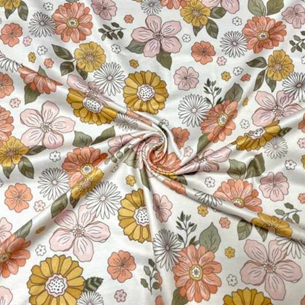 Floral Fabric Etsy