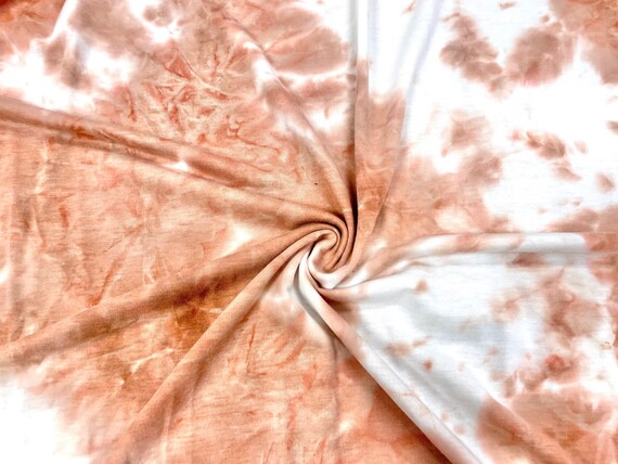 Tie-Dyed French Terry #90 Cotton Polyester Spandex Stretch Apparel Fabric Medium Weight Soft 58"-60" Wide By The Yard