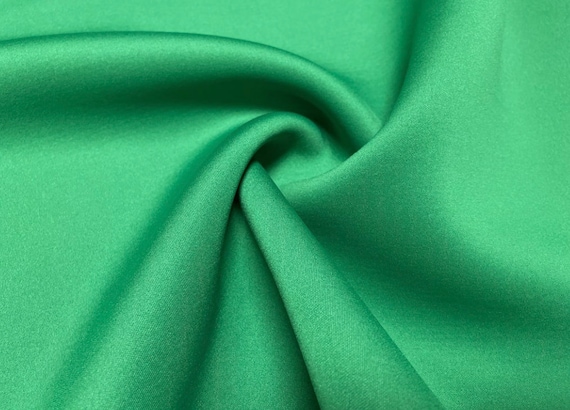 Green #124 Super Techno Neoprene Double Knit 2-way Stretch Fabric