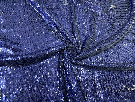 Tela de lentejuelas bordada reversible de mm #230 Malla de