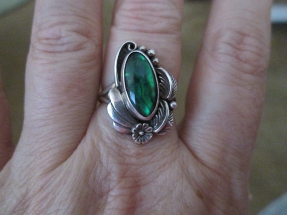 Abalone shell ring - image 1