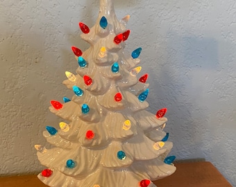 4th of July Holiday Tree - ceramic