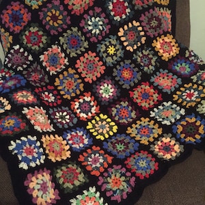 Roseanne's Granny Square Afghan