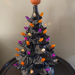Halloween Ceramic Tree