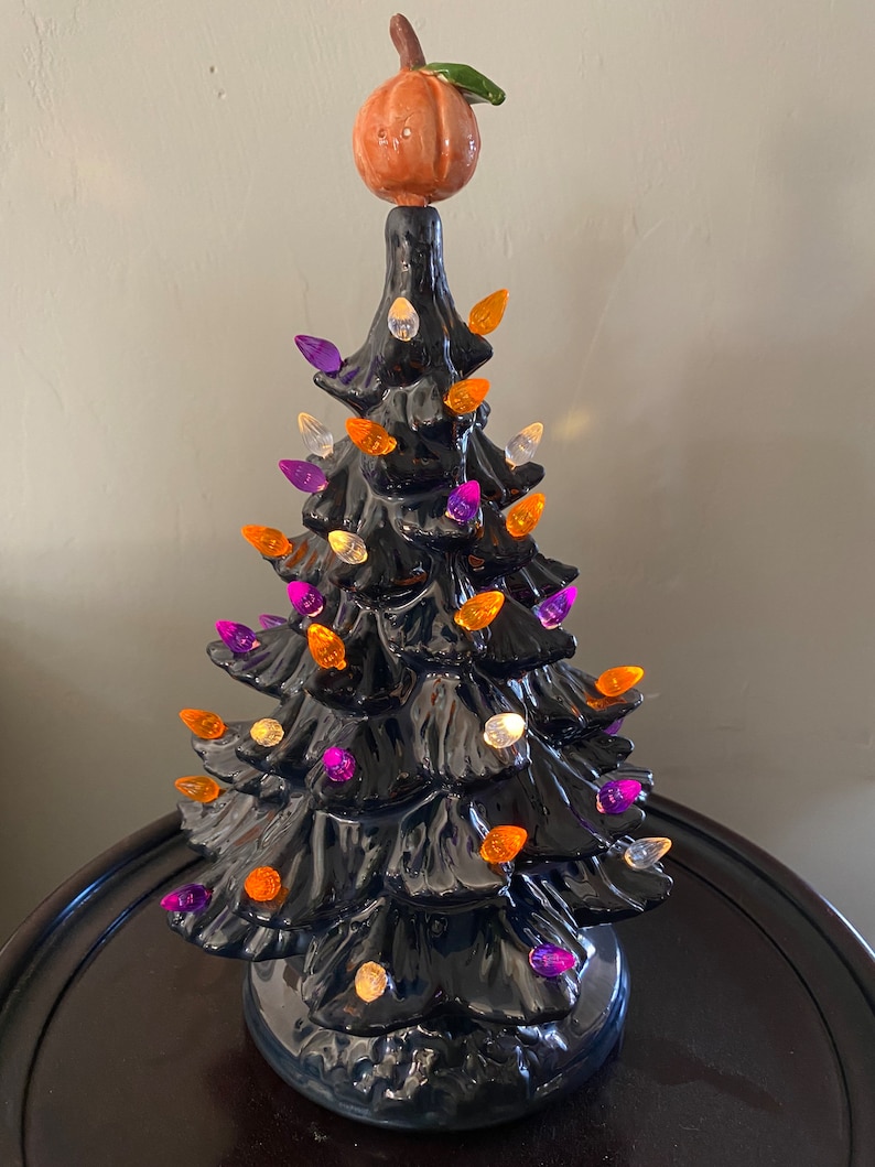Halloween Ceramic Tree - Etsy