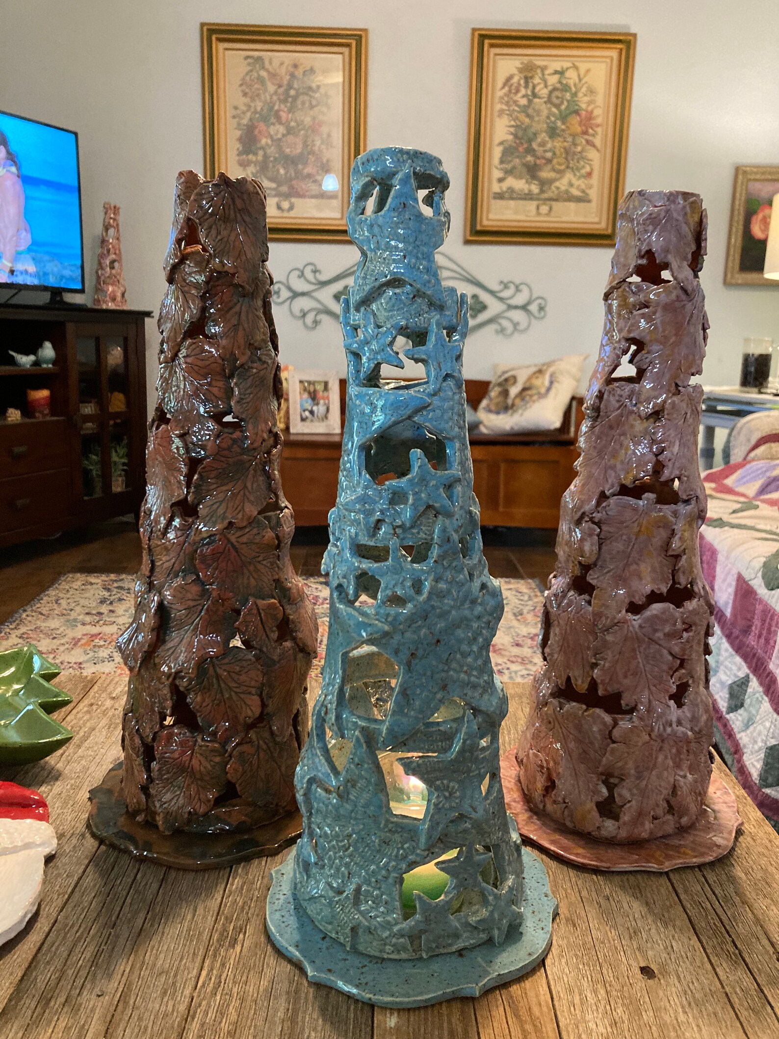 Ceramic Luminaries Etsy