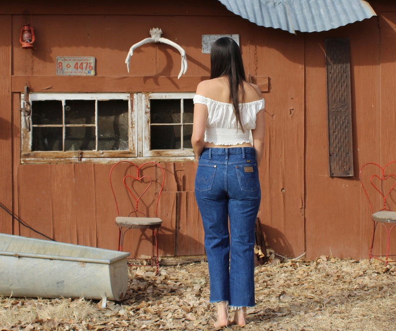 high waisted wranglers